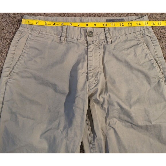 Men's Bonobos Gray Tailored Fit Washed Chino Pants Size 30x32 - Picture 4 of 5